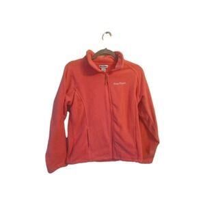 Beau Rivage Women's Full Zip Jacket Medium PinkPolyester Fleece Lined Lightweigh